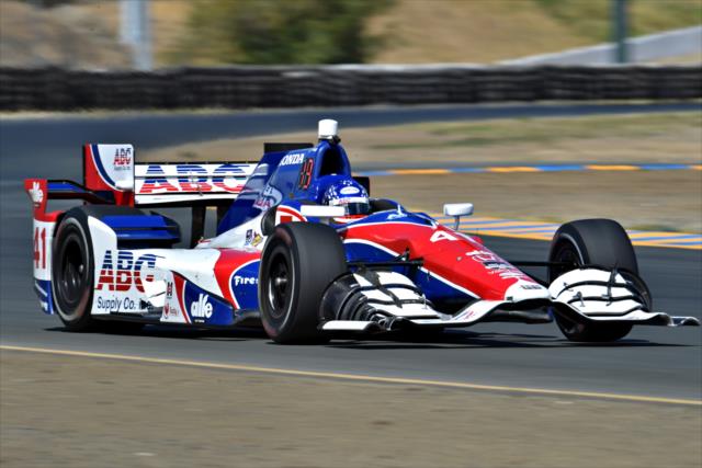 Jack Hawksworth sets sail toward Turn 10 during practice for the GoPro Grand Prix of Sonoma at Sonoma Raceway -- Photo by: John Cote