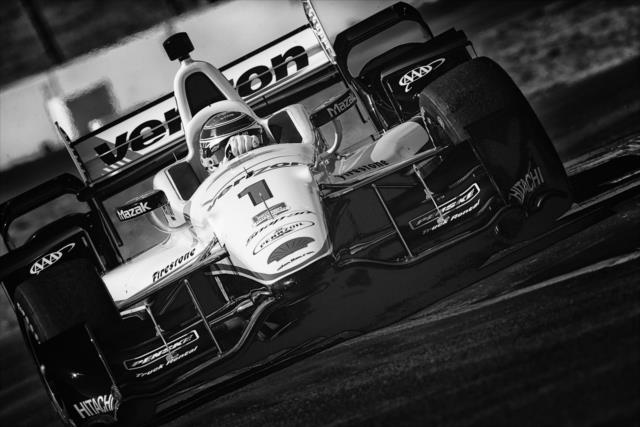 Will Power exits the Turn 9A chicane complex during qualifications for the GoPro Grand Prix of Sonoma at Sonoma Raceway -- Photo by: Shawn Gritzmacher