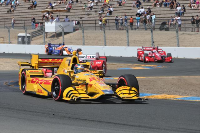 Ryan Hunter-Reay exits the Turn 9/9A chicane during the GoPro Grand Prix of Sonoma at Sonoma Raceway -- Photo by: Chris Jones