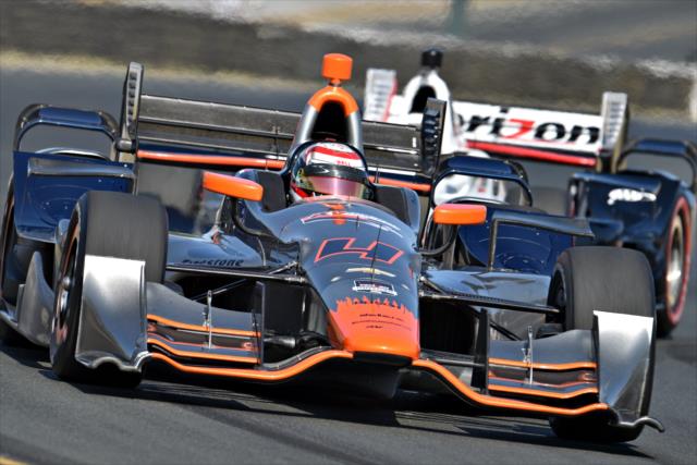 Stefano Coletti navigates the Turn 9/9A chicane during the final practice for the GoPro Grand Prix of Sonoma at Sonoma Raceway -- Photo by: John Cote