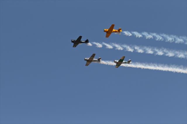 Flyover during pre-race festivities for the GoPro Grand Prix of Sonoma at Sonoma Raceway -- Photo by: Richard Dowdy