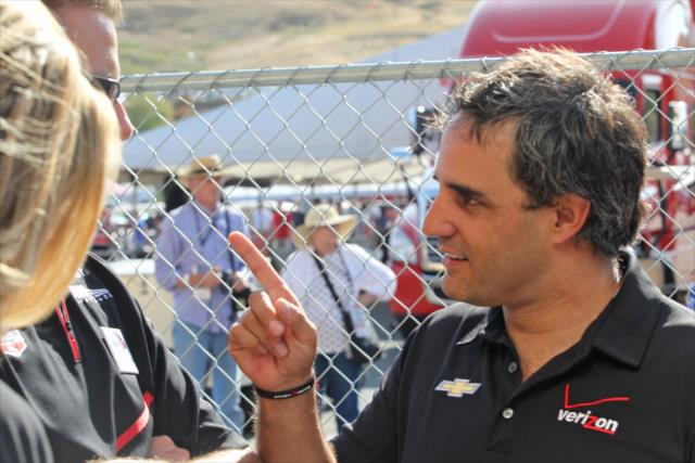 Juan Pablo Montoya in the paddock following the GoPro Grand Prix of Sonoma at Sonoma Raceway -- Photo by: Richard Dowdy