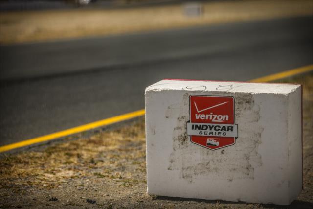 Distance markers at Sonoma Raceway -- Photo by: Shawn Gritzmacher