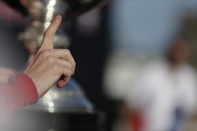 Scott Dixon wins the 2015 Verizon IndyCar Series Championship -- Photo by: Shawn Gritzmacher