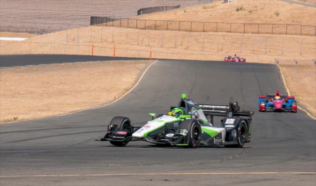 Conor Daly sets up for the esses during the open test at Sonoma Raceway -- Photo by: Mike Finnegan