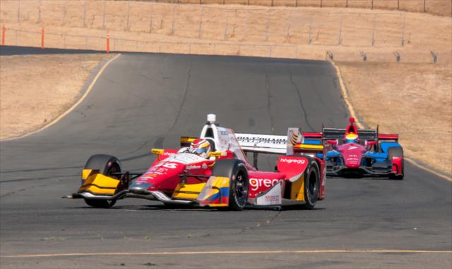 Carlos Munoz sets up for the esses during the open test at Sonoma Raceway -- Photo by: Mike Finnegan