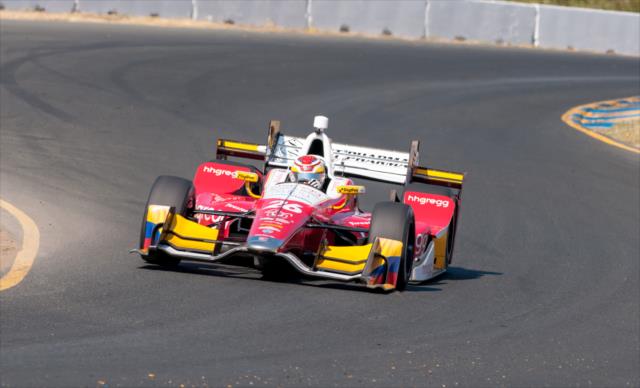 Carlos Munoz on course during the open test at Sonoma Raceway -- Photo by: Mike Finnegan