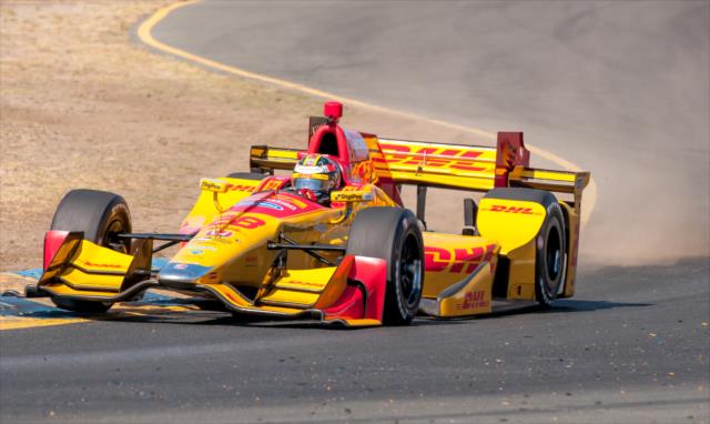 Ryan Hunter-Reay on course during the open test at Sonoma Raceway -- Photo by: Mike Finnegan