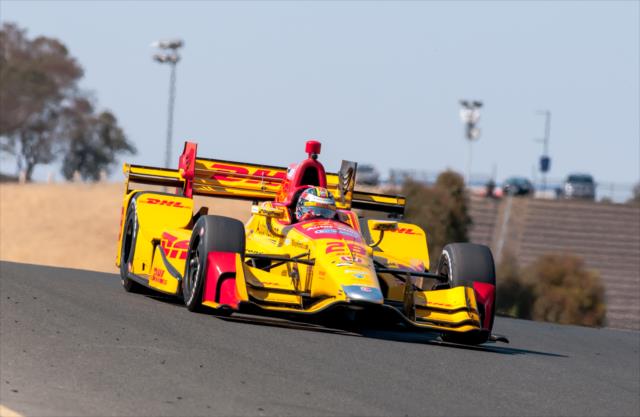 Ryan Hunter-Reay on course during the open test at Sonoma Raceway -- Photo by: Mike Finnegan