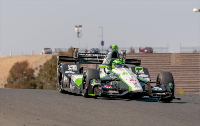 Conor Daly on course during the open test at Sonoma Raceway -- Photo by: Mike Finnegan