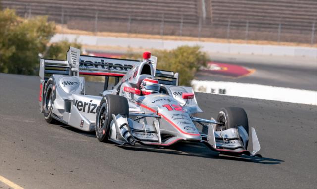 Will Power on course during the open test at Sonoma Raceway -- Photo by: Mike Finnegan