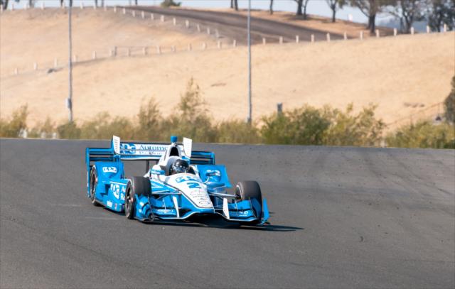 Juan Pablo Montoya on course during the open test at Sonoma Raceway -- Photo by: Mike Finnegan