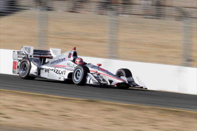 Will Power streaks toward Turn 9-9A Esses during the GoPro Grand Prix of Sonoma at Sonoma Raceway -- Photo by: Richard Dowdy