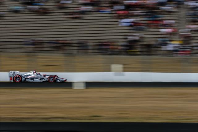 Will Power streaks toward Turn 9-9A during the GoPro Grand Prix of Sonoma -- Photo by: Shawn Gritzmacher