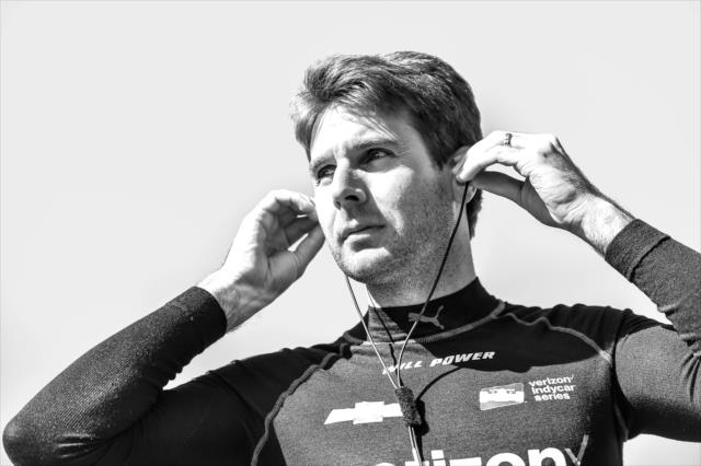 Will Power looks down pit lane prior to the start of the GoPro Grand Prix of Sonoma -- Photo by: Chris Owens