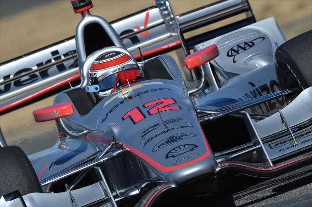 Will Power navigates the Turn 9-9A Esses during the GoPro Grand Prix of Sonoma -- Photo by: Chris Owens