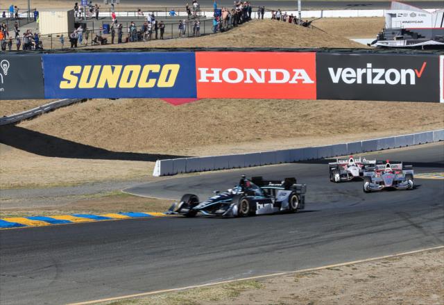 Josef Newgarden races into Turn 2 during the GoPro Grand Prix of Sonoma at Sonoma Raceway -- Photo by: Richard Dowdy