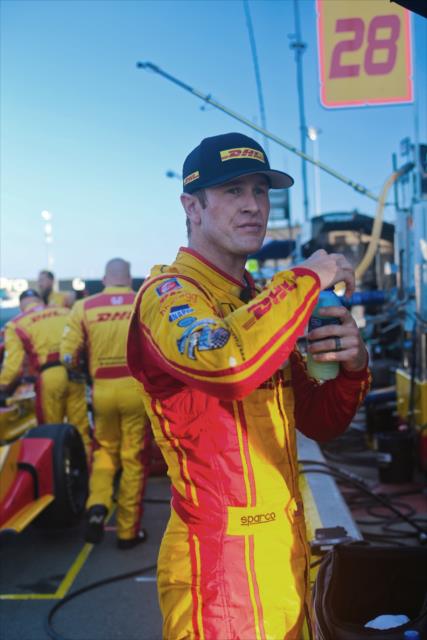 Ryan Hunter-Reay reflects on a long 2017 season from pit lane following the GoPro Grand Prix of Sonoma -- Photo by: Richard Dowdy