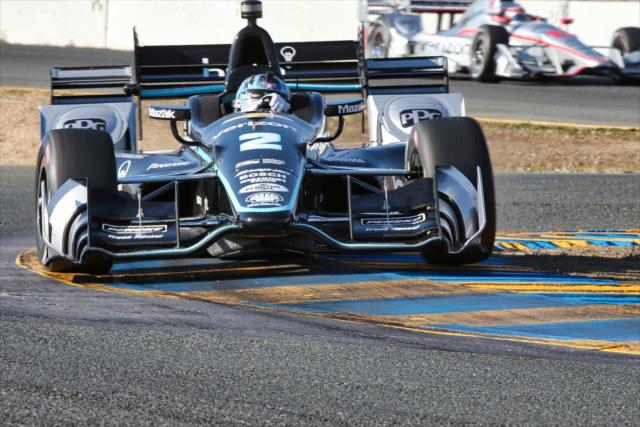 Josef Newgarden sails through the Turn 9-9A Esses section during the GoPro Grand Prix of Sonoma at Sonoma Raceway -- Photo by: Richard Dowdy