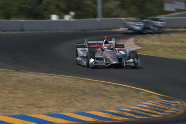 Will Power rolls through the Turns 8-8A backstretch esses during the GoPro Grand Prix of Sonoma at Sonoma Raceway -- Photo by: Chris Owens