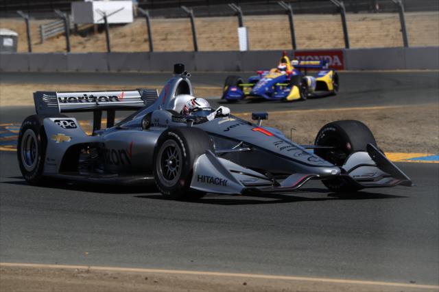 Josef Newgarden navigates the Turn 9-9A Esses section during practice for the INDYCAR Grand Prix of Sonoma at Sonoma Raceway -- Photo by: Chris Jones