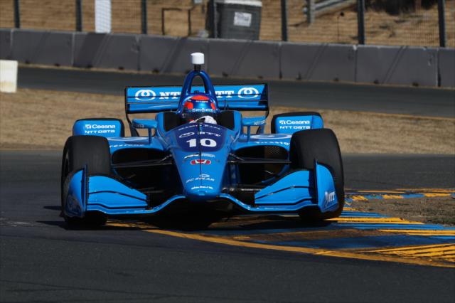 Ed Jones navigates the Turns 9-9A Esses section during practice for the INDYCAR Grand Prix of Sonoma at Sonoma Raceway -- Photo by: Chris Jones