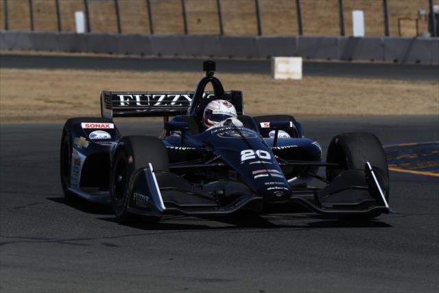 Jordan King navigates the Turns 9-9A Esses section during practice for the INDYCAR Grand Prix of Sonoma at Sonoma Raceway -- Photo by: Chris Jones