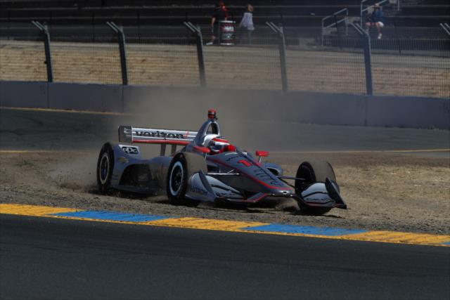 Will Power cuts the corner through the Turns 9-9A Esses section during practice for the INDYCAR Grand Prix of Sonoma at Sonoma Raceway -- Photo by: Chris Jones