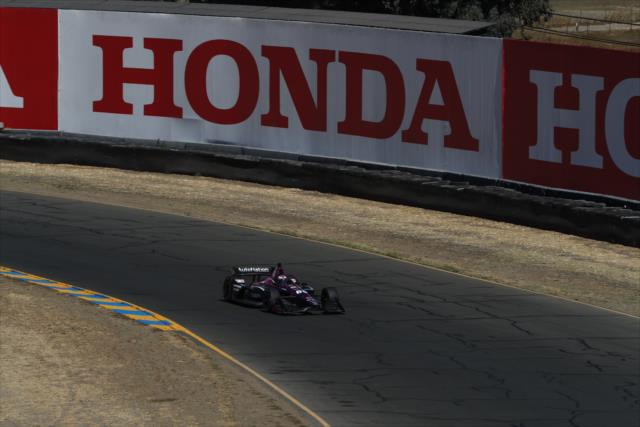 Jack Harvey sails through Turn 10 during practice for the INDYCAR Grand Prix of Sonoma at Sonoma Raceway -- Photo by: Chris Jones