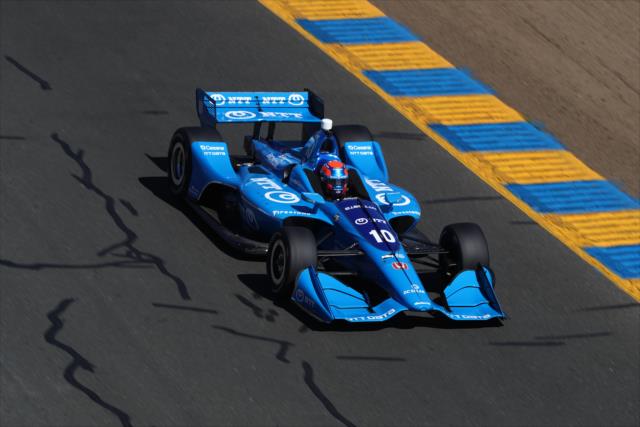 Ed Jones sails out of Turn 10 during practice for the INDYCAR Grand Prix of Sonoma at Sonoma Raceway -- Photo by: Chris Jones