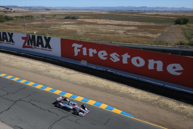 Will Power sails out of Turn 10 during practice for the INDYCAR Grand Prix of Sonoma at Sonoma Raceway -- Photo by: Chris Jones