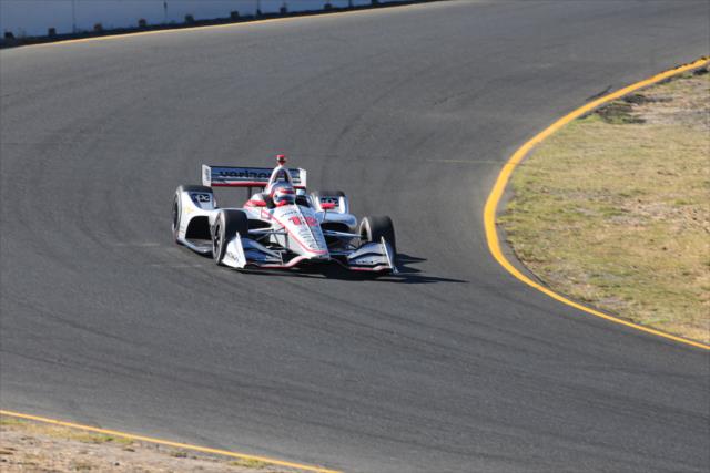 Will Power races into the Turn 6 Carousel turn during qualifications for the INDYCAR Grand Prix of Sonoma at Sonoma Raceway -- Photo by: Richard Dowdy
