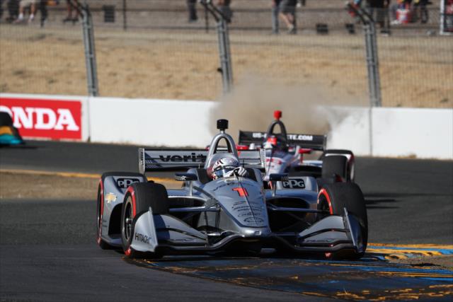 Josef Newgarden navigates the Turn 9-9A Esses section during the INDYCAR Grand Prix of Sonoma at Sonoma Raceway -- Photo by: Chris Jones