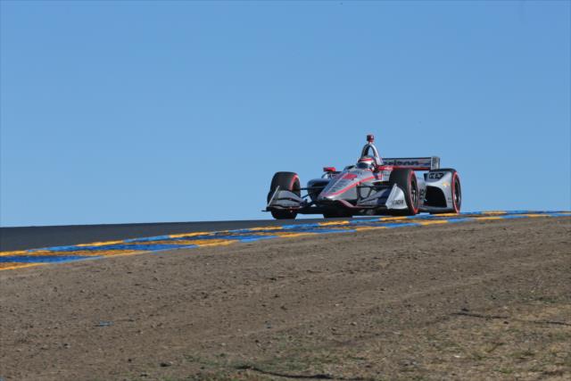 Will Power crests the hill over Turn 3 during the INDYCAR Grand Prix of Sonoma at Sonoma Raceway -- Photo by: Richard Dowdy