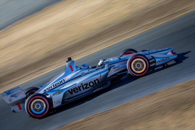 Josef Newgarden races toward Turn 4 during the INDYCAR Grand Prix of Sonoma at Sonoma Raceway -- Photo by: Stephen King