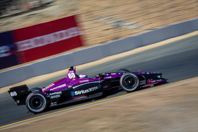 Jack Harvey dives into Turn 4 during the INDYCAR Grand Prix of Sonoma at Sonoma Raceway -- Photo by: Stephen King