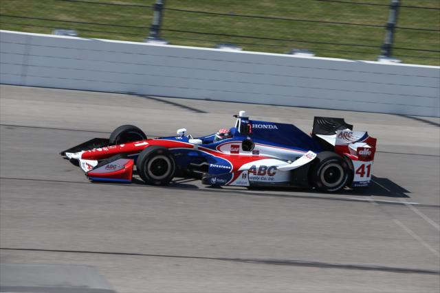 Jack Hawksworth on course during practice for the Iowa Corn 300 at Iowa Speedway -- Photo by: Chris Jones
