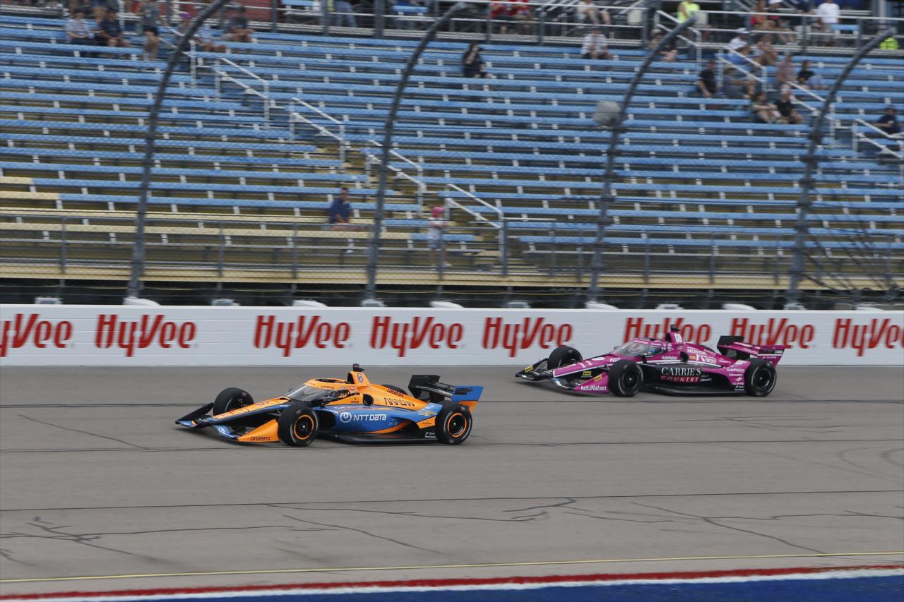 Felix Rosenqvist and Conor Daly - Hy-Vee Homefront 250 Presented by Instacart - By: Chris Jones -- Photo by: Chris Jones