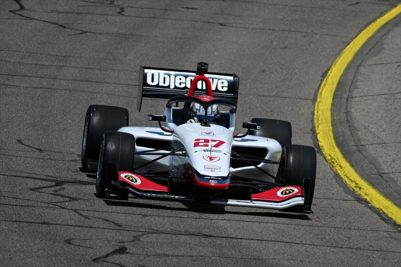Hunter McElrea - INDY NXT By Firestone at Iowa Speedway - By: James Black -- Photo by: James  Black