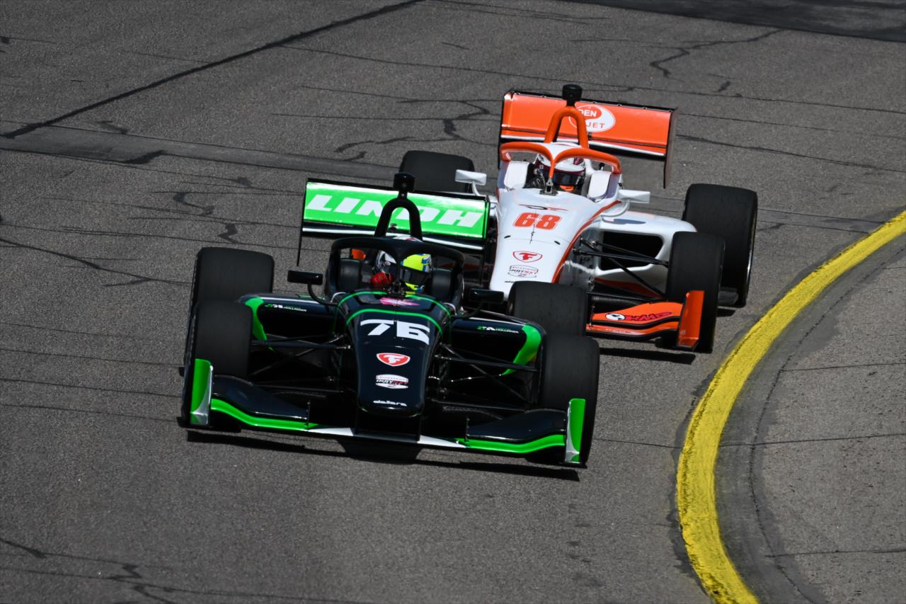 Rasmus Lindh - INDY NXT By Firestone at Iowa Speedway - By: James Black -- Photo by: James  Black