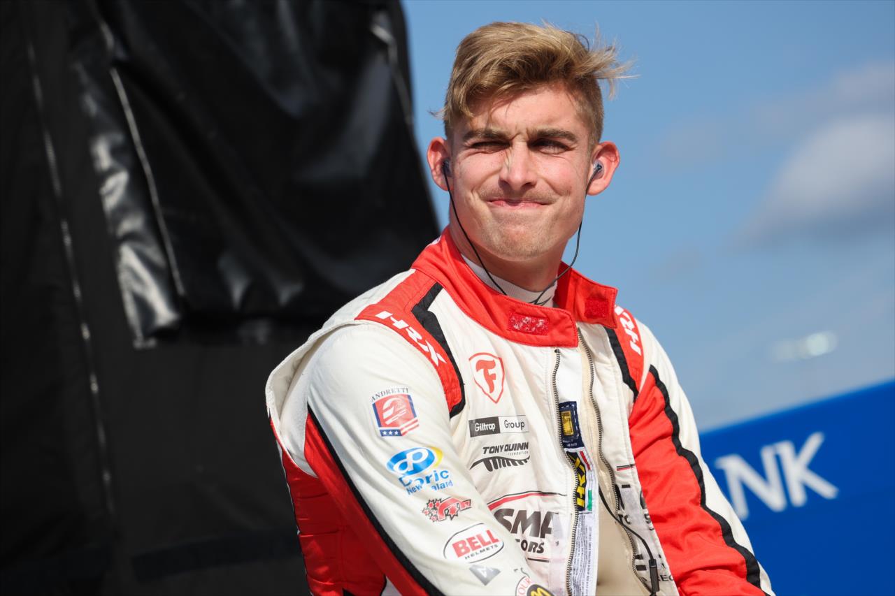 Hunter McElrea - INDY NXT By Firestone at Iowa Speedway - By: Travis Hinkle -- Photo by: Travis Hinkle