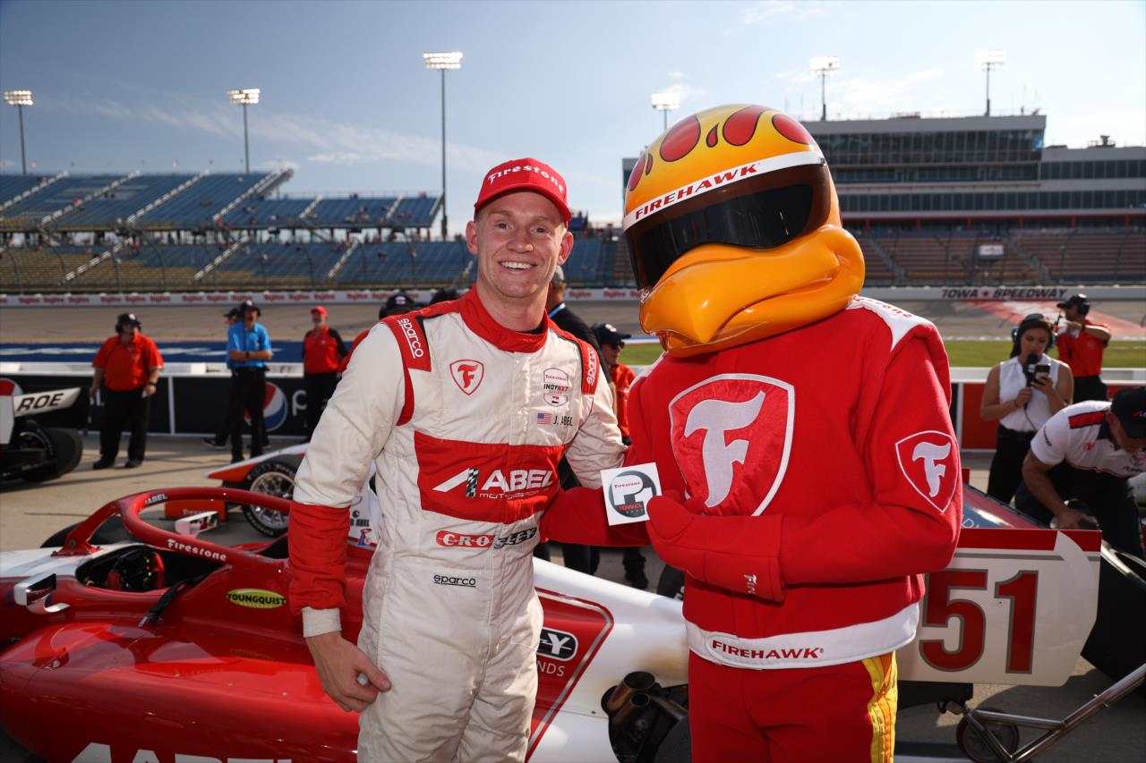 Jacob Abel and Firestone Firehawk - INDY NXT By Firestone at Iowa Speedway - By: Travis Hinkle -- Photo by: Travis Hinkle