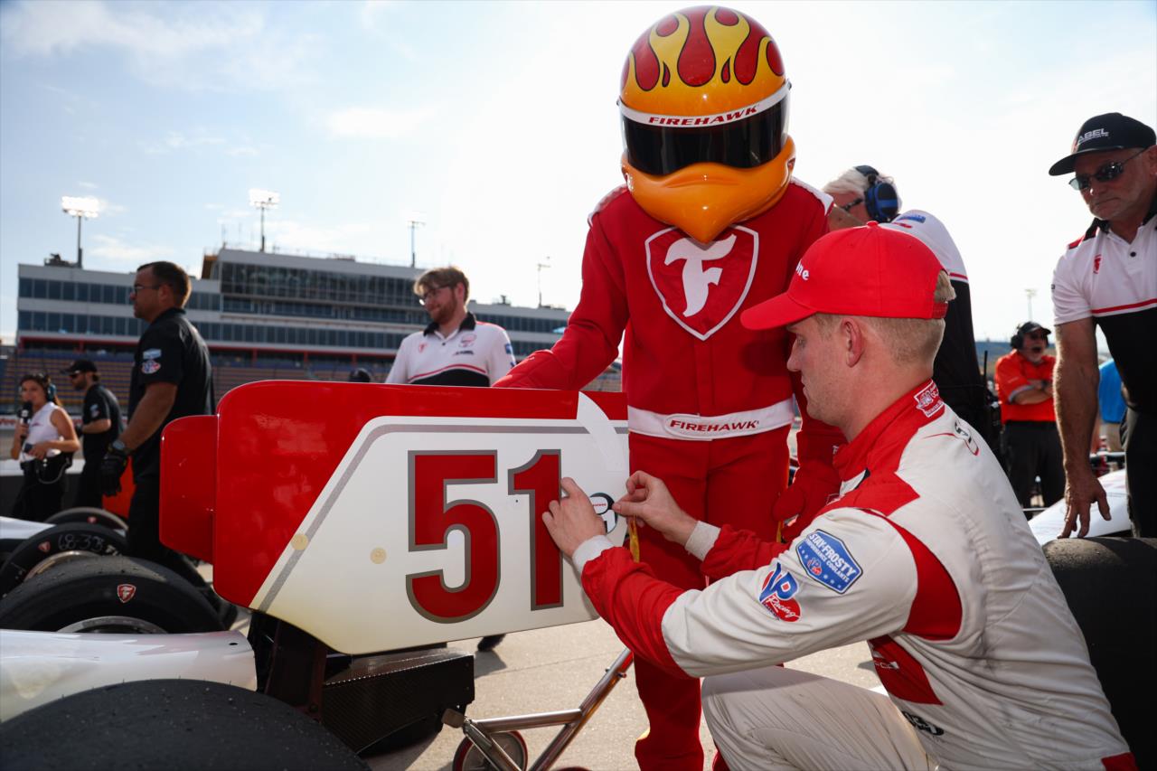 Jacob Abel and Firestone Firehawk - INDY NXT By Firestone at Iowa Speedway - By: Travis Hinkle -- Photo by: Travis Hinkle