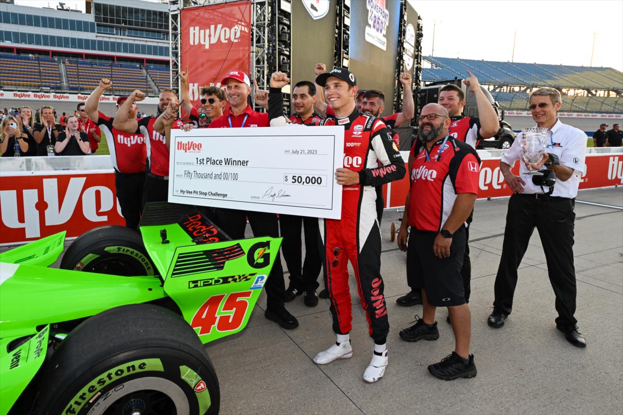 Christian Lundgaard - Hy-Vee Homefront 250 Presented by Instacart - By: James Black -- Photo by: James  Black