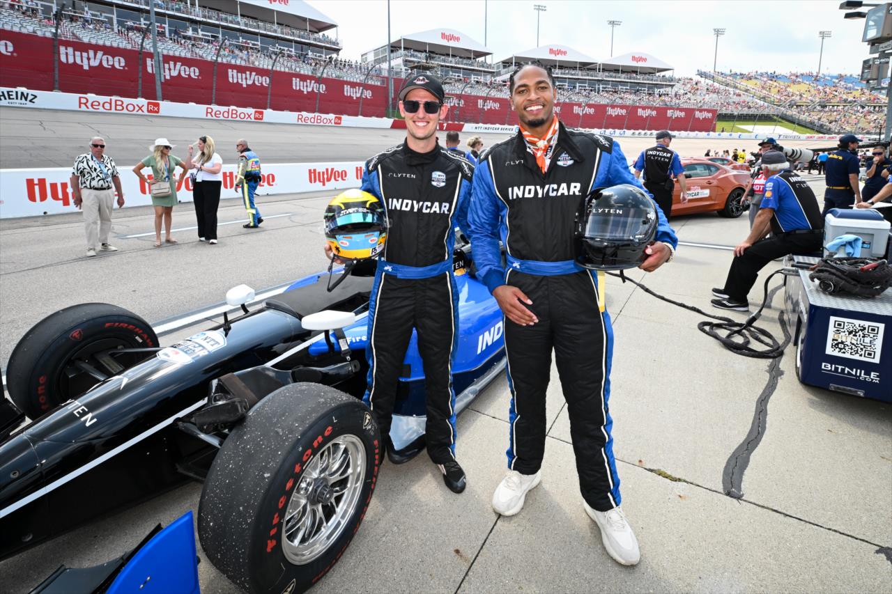 Fastest Seat in Sports Jesse Bray with Matthew Brabham - Hy-Vee Homefront 250 Presented by Instacart - By: James Black -- Photo by: James  Black
