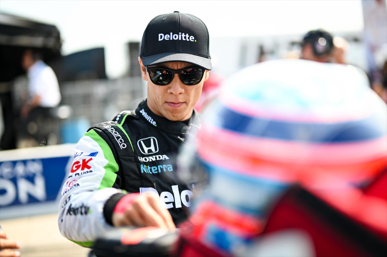 Takuma Sato - Hy-Vee Homefront 250 Presented by Instacart - By: James Black -- Photo by: James  Black