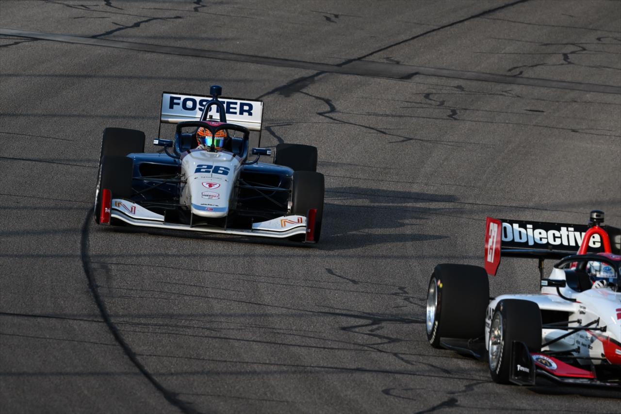 Louis Foster - INDY NXT By Firestone at Iowa Speedway - By: James Black -- Photo by: James  Black