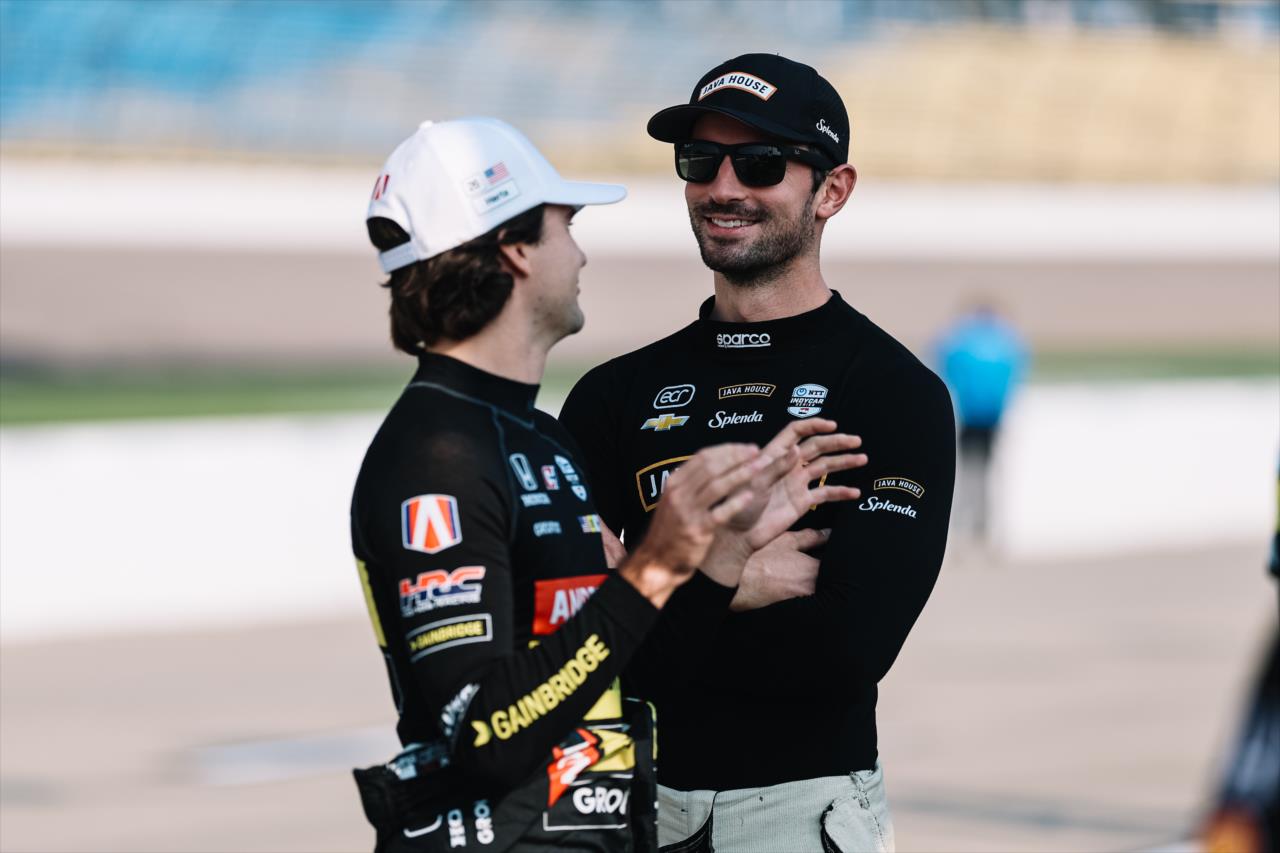 Alexander Rossi and Colton Herta - Synk 275 Powered By Sukup - By: Joe Skibinski -- Photo by: Joe Skibinski