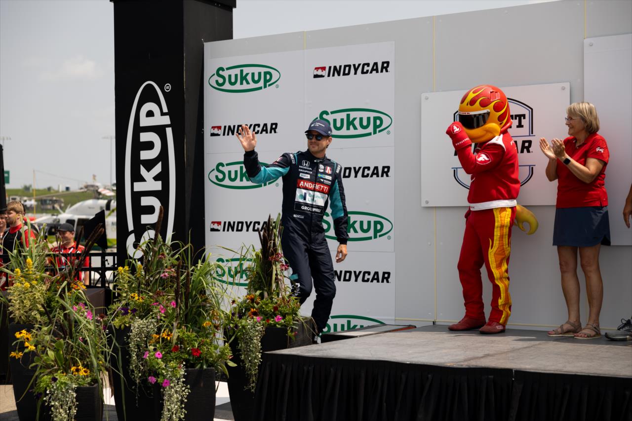 Marcus Ericsson - Farm to Finish 275 powered by Sukup - By: Travis Hinkle -- Photo by: Travis Hinkle