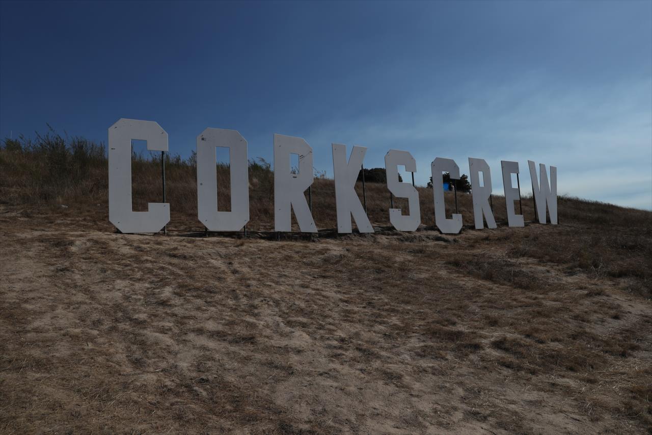 Corkscrew sign -- Photo by: Chris Jones